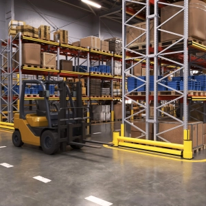 1R Zeta Barrière D'extrémité de Rack + Kerb