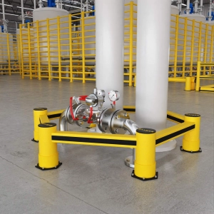 1R Barrière de Colonne Hexagon