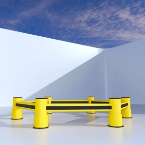 1R Barrière de Colonne Hexagon
