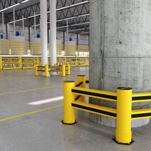 2R Barrière de Colonne Hexagon