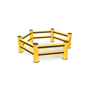 2R Barrière de Colonne Hexagon
