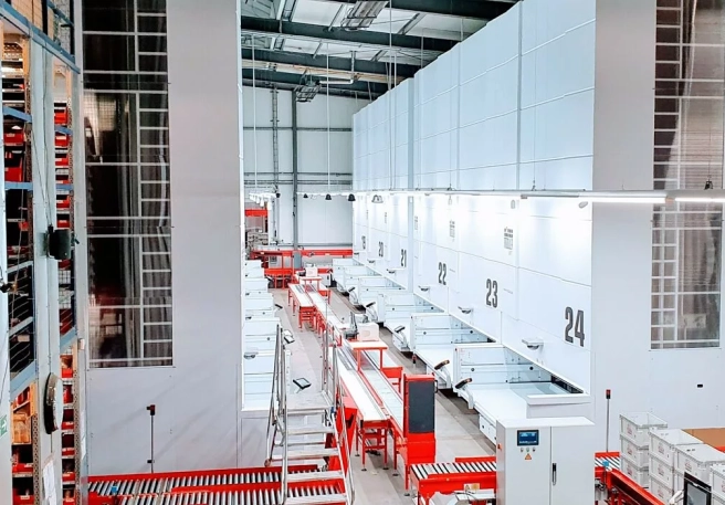 Mise en place d'entrepôts automatisés