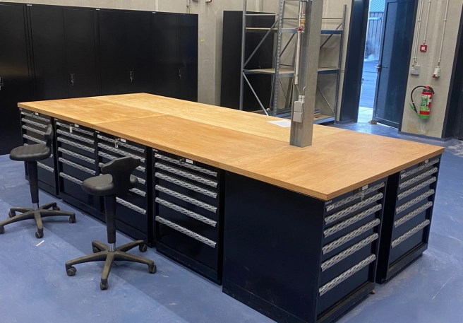 Aménagement d'entrepôt et d'atelier