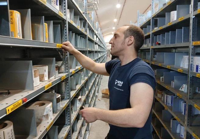 Déménagement d'entrepôt avec intégration WMS et gestion des étiquettes