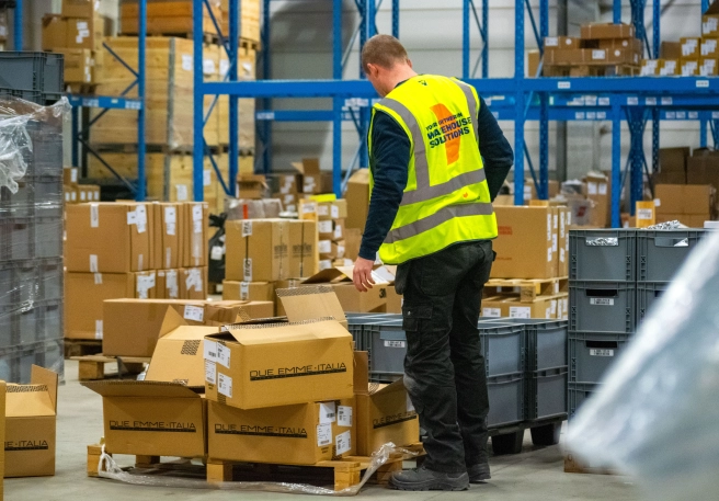 Déménagement d’entrepôt de petites marchandises pour Sioen