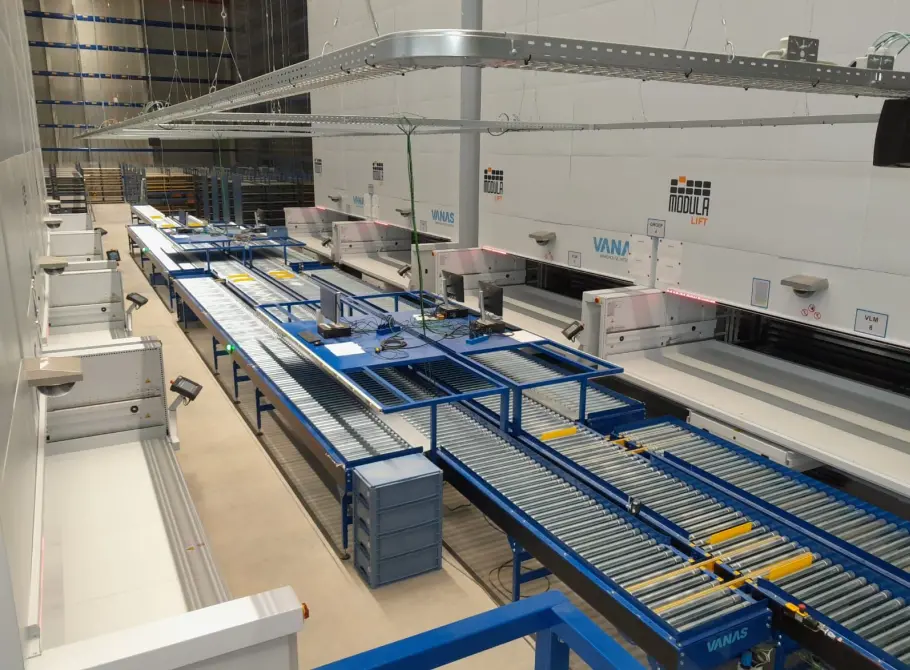 Aménagement d’entrepôt au plus haut niveau